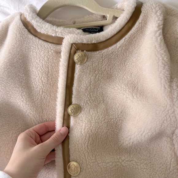 NWOT Jcrew collection lady jacket in sherpa blend - Picture 3 of 5
